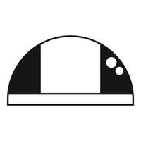 Portable game console icon showing entertainment and gaming vector