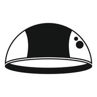 Swimming cap for professional swimmers training in swimming pool vector