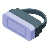 Modern vr glasses for playing games using virtual reality technology vector