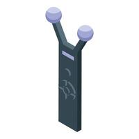 Futuristic remote control with sensors detecting signals vector