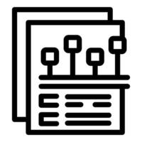 Data driven marketing campaign showing website traffic analysis vector
