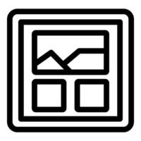 Online trading app displaying stock market data and charts vector