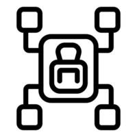 Decentralized network security system protecting data flow vector
