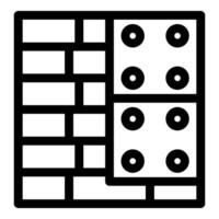 Server room icon showing data storage with hard drives vector