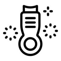 Usb flash drive shining with sparkling stars representing data storage concept vector