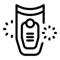 Smart car key using signal for remote unlocking system vector
