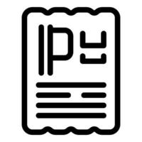 Ip rights document icon showing intellectual property protection vector