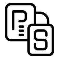 Software license agreement for photoshop editing program vector