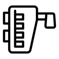 Car keyless entry system with buttons for locking and unlocking vector