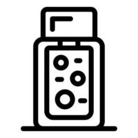 Voice recorder device recording audio message vector