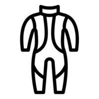 Professional diving suit icon for diving schools and businesses vector