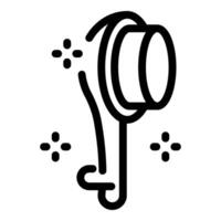 Magic tool icon, magic wand icon outline style vector