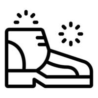 Orthopedic shoe correcting posture by supporting foot arch vector