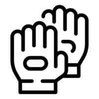 Protective work gloves with open palm providing safety and flexibility vector