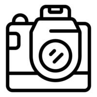 Retro camera capturing memories with style and elegance vector