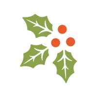 Mistletoe leaves with berries png