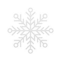 Snowflake with openwork white tracery. New year decoration cryst png