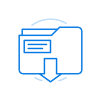 Loading files from memory card line icon. Removable electronic chip with down arrow. png