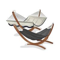Illustration of hammock vector