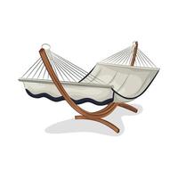 Illustration of hammock vector