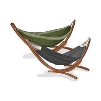 Illustration of hammock vector