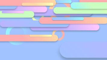 Abstract colorful geometric dynamic shapes background for text. Flat design. vector