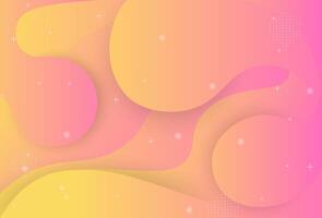 3d Fluid Shapes. Futuristic Gradient. Wave Brochure. Abstract Poster. Colorful Geometric Background. 3d Fluid Banner. vector