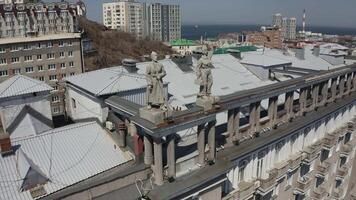 House of the Gray Horse, a historic Soviet building video