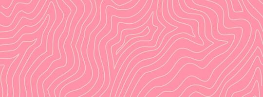 abstract wavy pink pastel background. abstract wave pink background. topographic contour background. contour lines background. Topographic map contour background. vector
