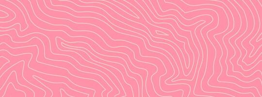 abstract wavy pink pastel background. abstract wave pink background. topographic contour background. contour lines background. Topographic map contour background. vector