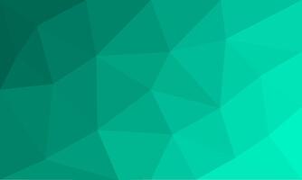 Beautiful abstract geometric triangle polygonal pattern background design for display, poster, website, surface, decoration. Gradient in green color vector