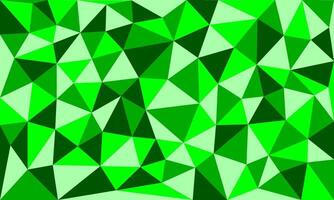 Abstract polygon green color texture. Modern triangle pattern background illustration template for decoration, surface, advertising, idea, artwork, landing page, banner, poster, display vector