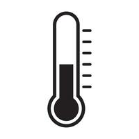 Thermometer icon for graphic design, logo, web site, social media, mobile app, ui illustration vector