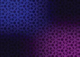 Abstract circle art purple pattern dark background vector