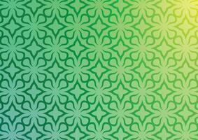 Abstract green line pattern gradient background vector