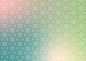 Green gradient line pattern circle wallpaper background vector