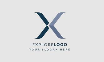 Elegant and modern X Logo for your Business vector
