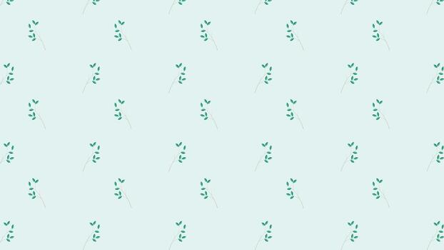 Beautiful Leaves with branch Pattern on light Background. Hand-drawn leaves branch design for packaging, fabric print, social media and other use. vector