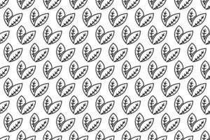Abstract leaf seamless pattern background vector
