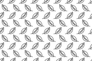 Abstract leaf seamless pattern background vector