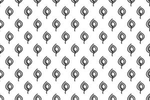 Abstract leaf seamless pattern background vector