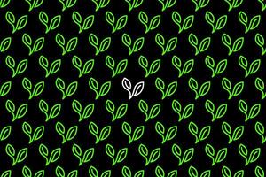 Abstract leaf seamless pattern background vector