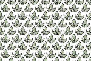 Abstract leaf seamless pattern background vector