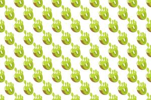 Kiwi fruit seamless pattern background vector