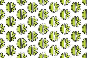 Kiwi fruit seamless pattern background vector
