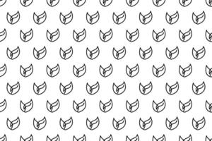 Abstract leaf seamless pattern background vector