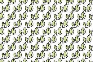 Abstract leaf seamless pattern background vector