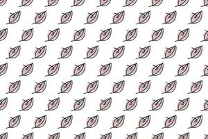 Abstract leaf seamless pattern background vector