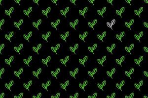 Abstract leaf seamless pattern background vector
