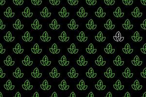 Abstract leaf seamless pattern background vector